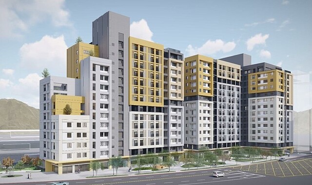 基隆市七堵區「光明安居」透視圖。圖/國土署提供